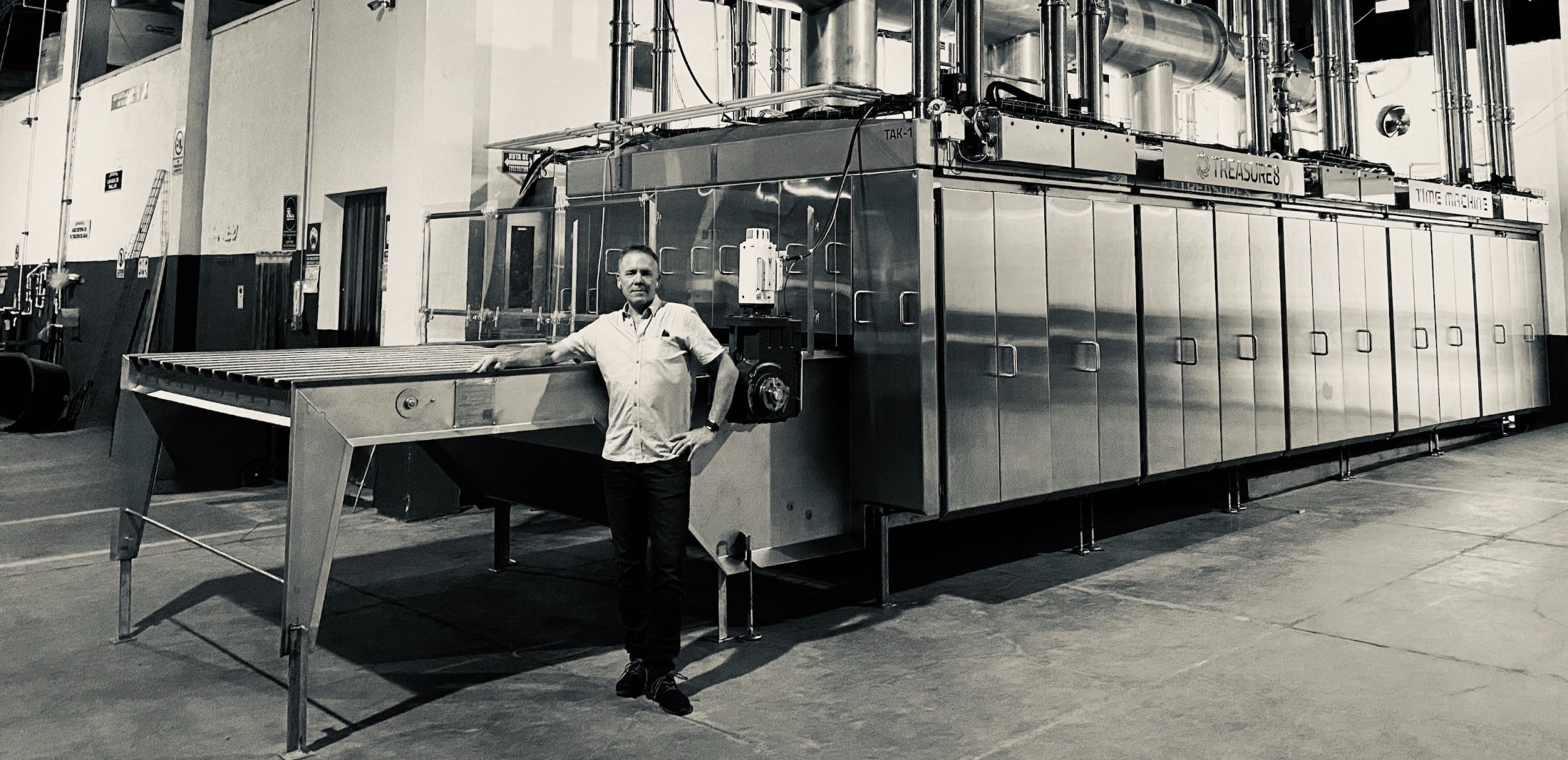 Commercial-scale low-energy dehydration line, running in plant